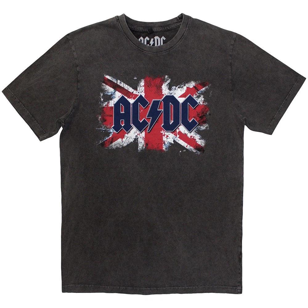 

AC/DC Stone Wash T-Shirt: Flag OFFICIAL NEW L