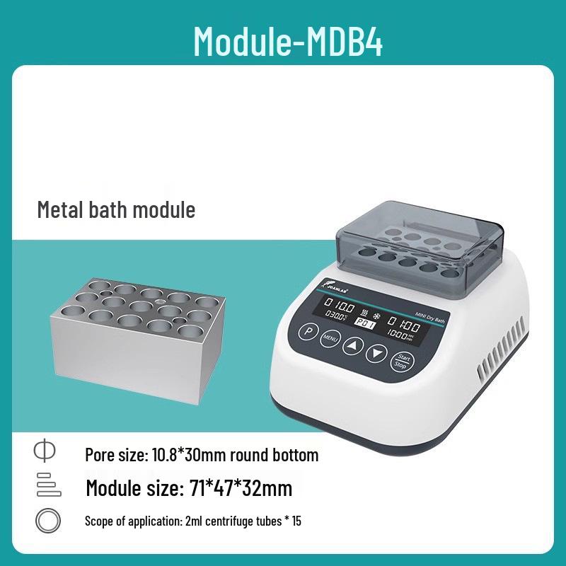 Mini Dual-Mode Temperature-Controlled Metal Bath Mixer Shaker