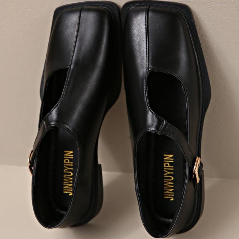 Fashion Women's Heeled Shoes Mary Janes New Style Comfortable Soft Soled Shoes Fashion Buckle Strap Female Footwear Elegant Single Shoes