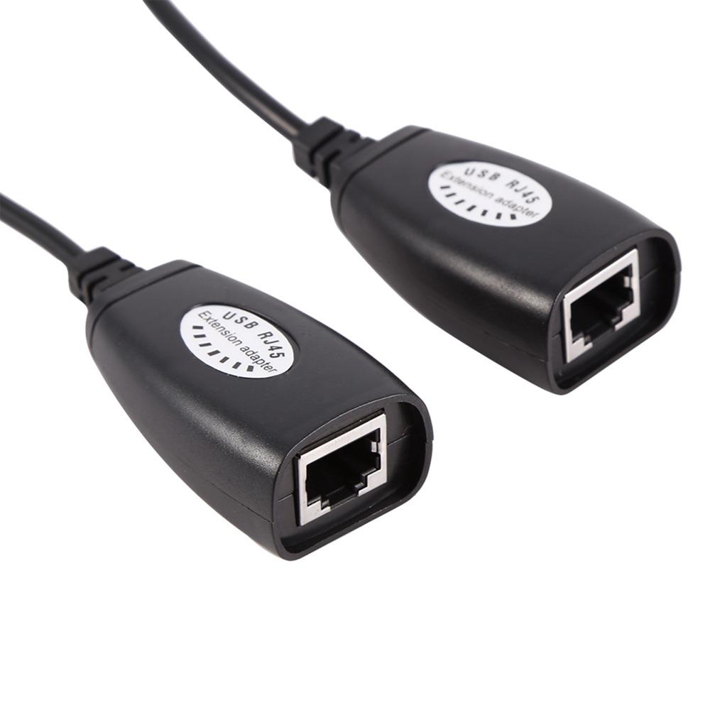 High Speed Ethernet Extension Extender USB 2.0 LAN Extension Adapter Computers