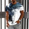 Men's Eagle 3D Digital Printed Loose Casual T-shirt