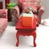 Exquisite Mini Wood Dessert Table Dolls House Furniture Miniature Furniture Decoration Model Exquisite Craftsmanship