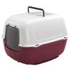 Maison de toilette - bac a litiere pour chat PRIMA - Plastique - Filtre a charbon a actif anti odeur - FERPLAST