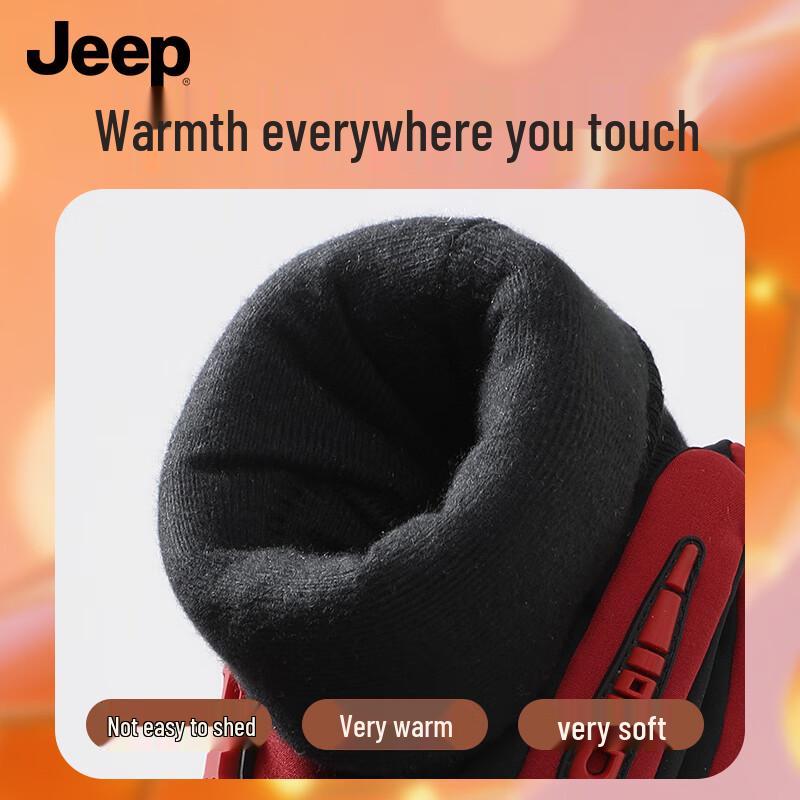 JEEP Men's Winter Cycling & Ski Touchscreen Gloves