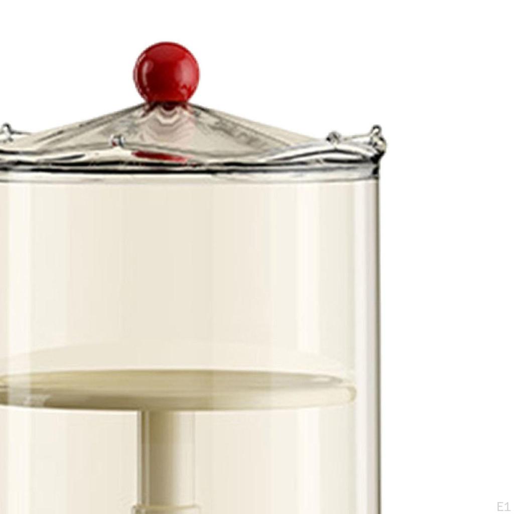 Figure Display Case 360° Rotating All Round, Double Layer Lift Holder Clear for Anime Characters