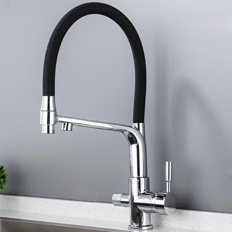 TLXT Wall-Mounted Cold/Hot Kitchen Faucet