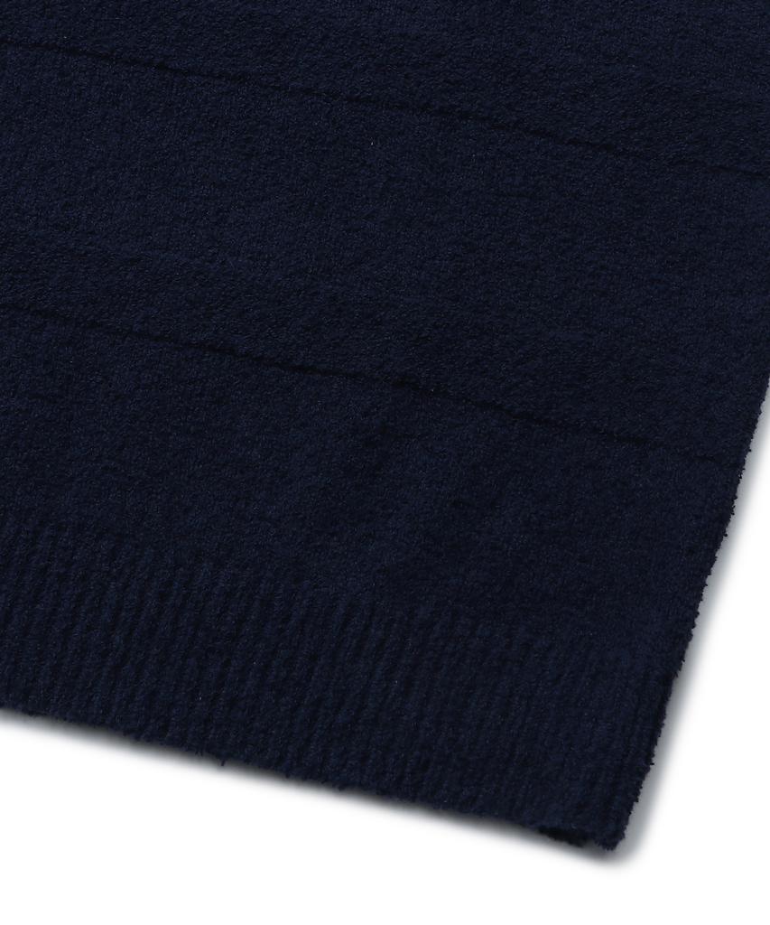 CONNECT KINLOCH Terry Button Collar Short Sleeve Knit (Navy)