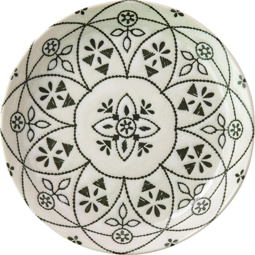 Minoru Pottery (Minorutouki) Small Plate Moroccan White S (Diameter 14cm)