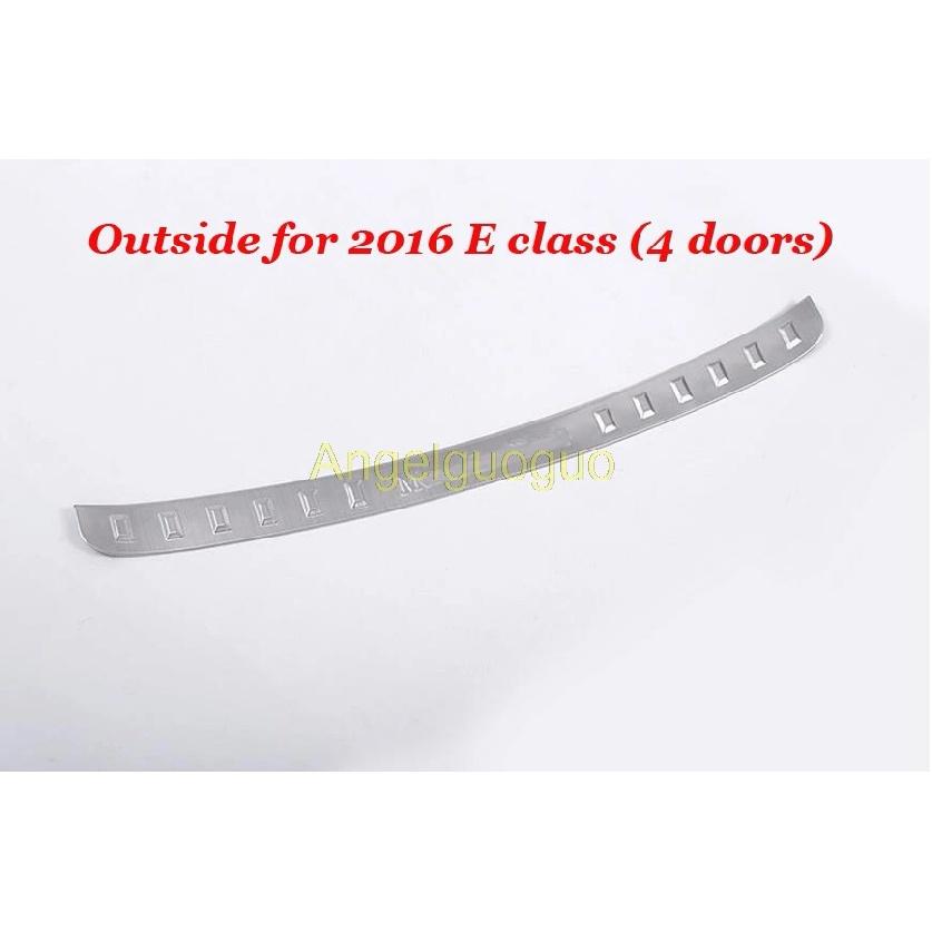 Car Accessories Rear Bumper Protector Trunk Guard Sill Plate Scuff Trim for Mercedes Benz E Class W212 W213 E200L E300L