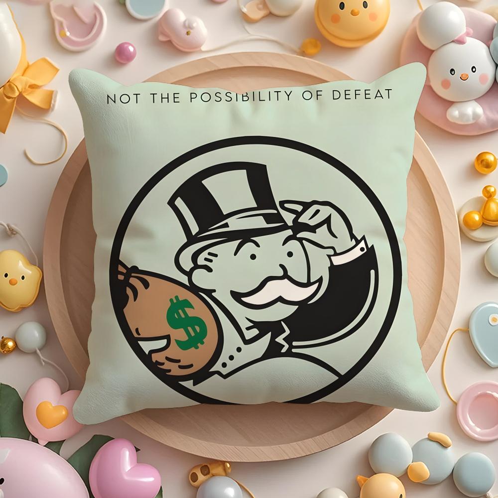 

M-Monopolys Art Cushion Cover Home & Car Multi-Scene Pillow Cover - Reversible, Soft & Durable for Daily Use 30cmx30cm