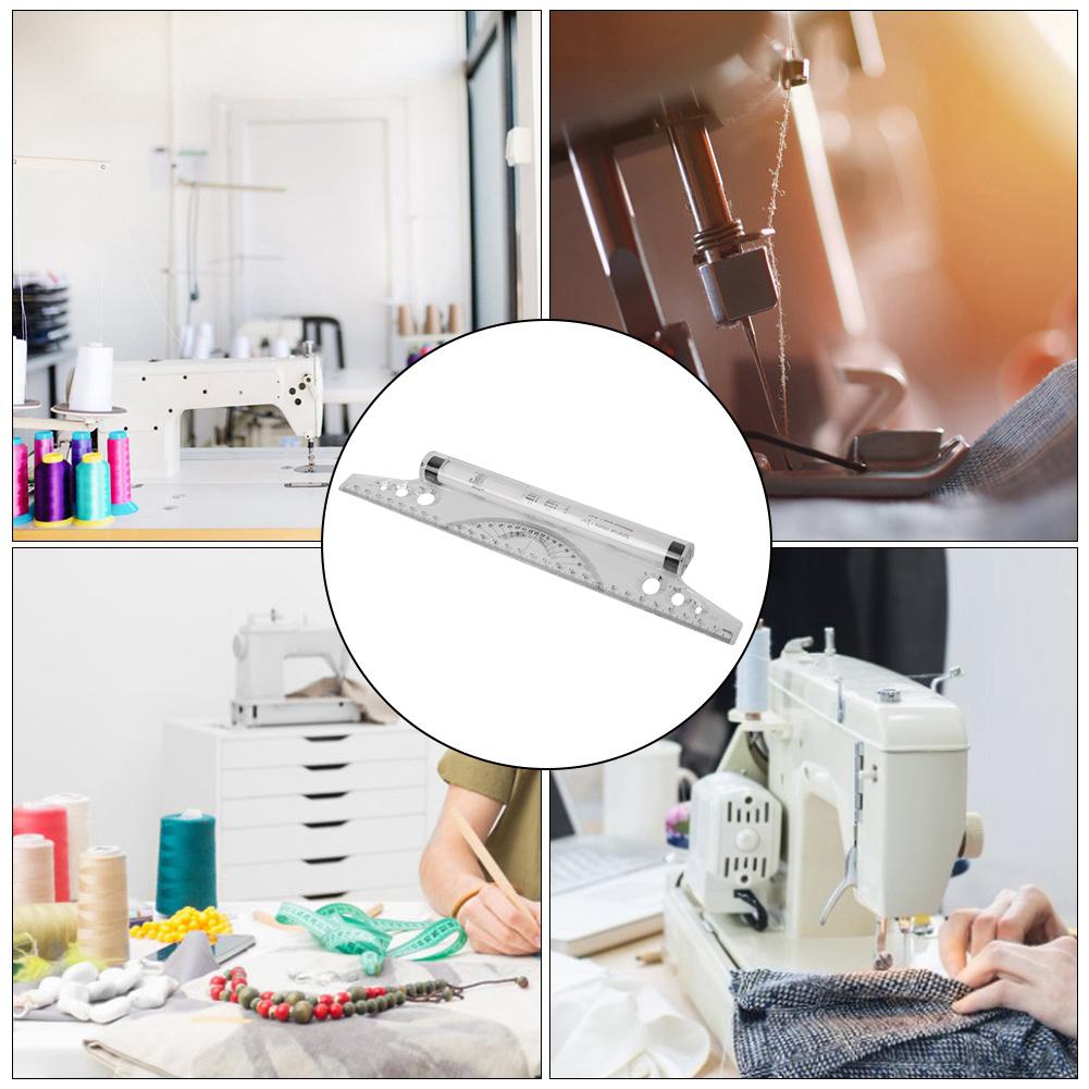 Parallel Roll Ruler Drawing Drafting Type Angle Ruler Art Measurement Tool 30cm Length