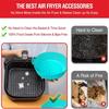 Silicone Baking Pans Set, Air Fryer Accessories for Cake Decorating, Muffin Molds, Kitchen Utensils & Gadgets, Aerogrill