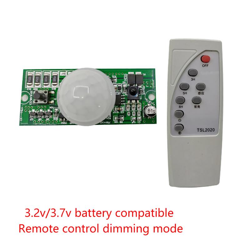 3.2V 3.7V Remote Control Pir Solar Integrated Street Lamp Sensor Circuit Board Solar Led Driver Board With Remote Control