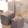 with Handle Woven Storage Basket Handmade Sorting Box Home Organizer Storage Box  Cosmetics