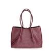 Borsa da Donna Grande in Vera Pelle Borsa Tote Borsa a Mano Lavorata a Maglia alla Moda Borsa in Pelle di Vacchetta Borsa da Donna Borsa a Tracolla Nuova 2025