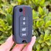 BKP1 Silicone Car Remote Key Case Fob for Jeep Cherokee Compass S Renegade Grand Commander for Dodge Journey Challenger Jcuv Charger