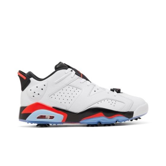

Air Jordan Air Jordan 6 Retro Low Golf White Infrared DV1376-106 Men s Shoes EU 38.5 білий/чорний