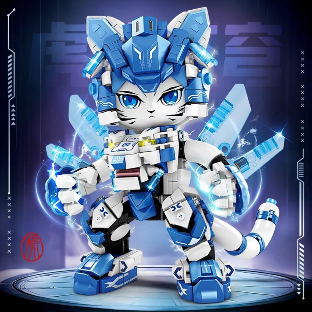 2025 Mechanický set stavebnic Panda a Zvěrokruh ve stylu Kung Fu 12 v 1, Kloubový model zvířete Hračky pro chlapce Narozeninové dárky