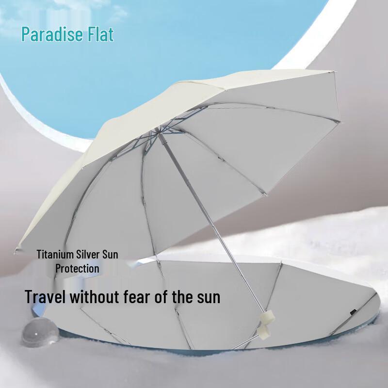 

Paradise Solid Color UV Protection Folding Umbrella