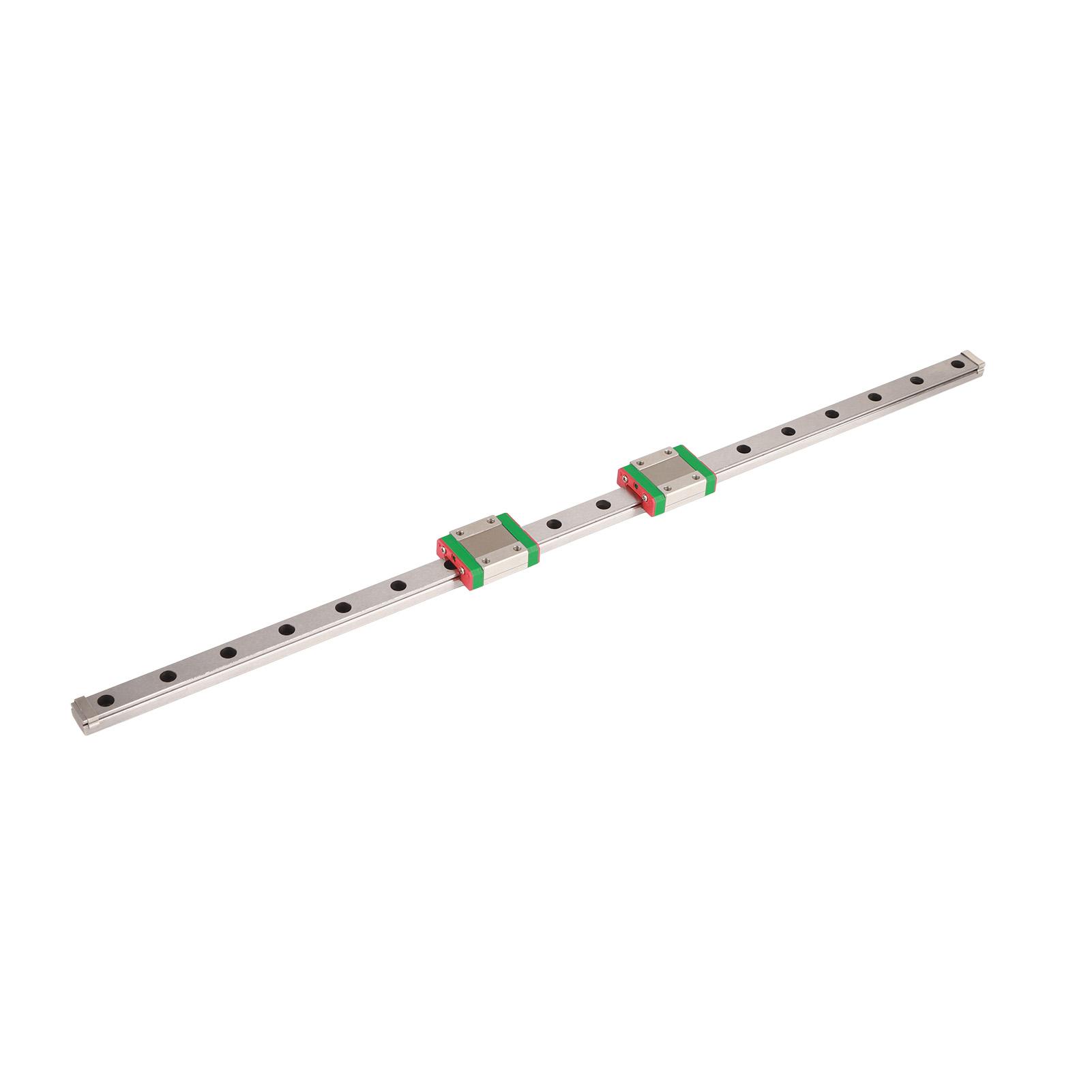 

1pc 450mm MGN12 Miniature Linear Rail Guide Rail 12mm Width 2pcs MGN12B Slide Blocks