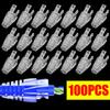 100-1Pcs Ethernet Cable Connector Strain Relief Boots Cover Transparent RJ45 Plugs for Standard CAT5 CAT6 LAN Cord Boot Sleeve
