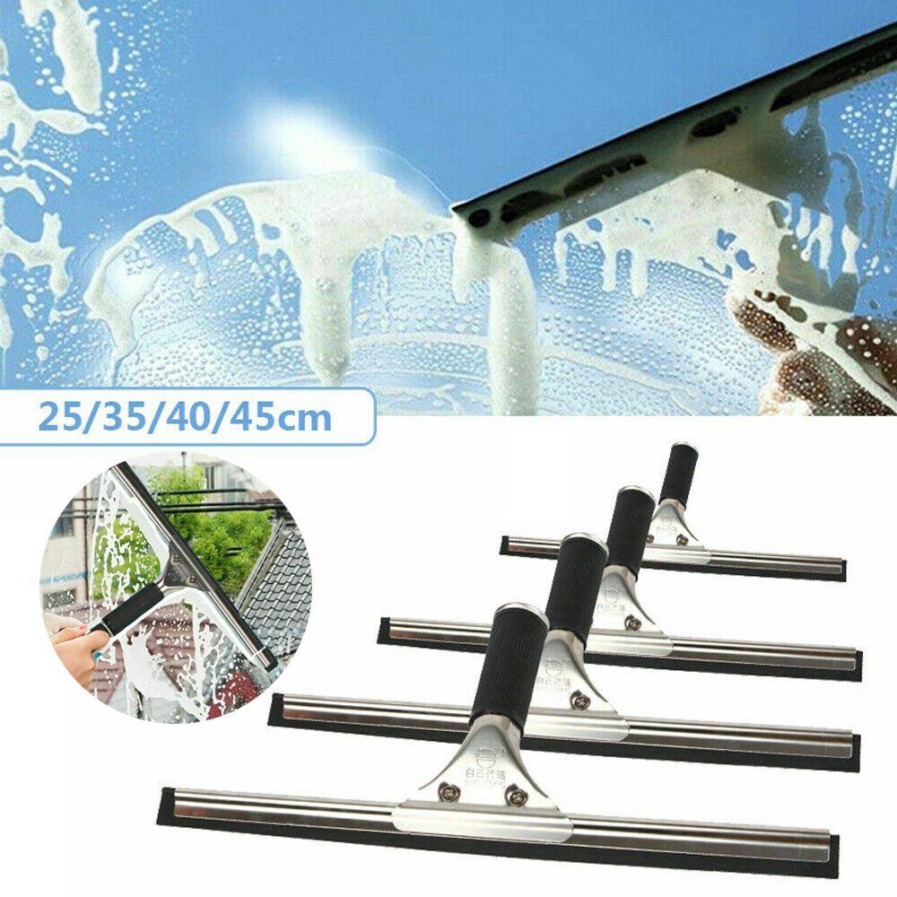 Professional Household Applicator Window Squeegee Rubber Wiper Glass Cleaner Cleaning Brush