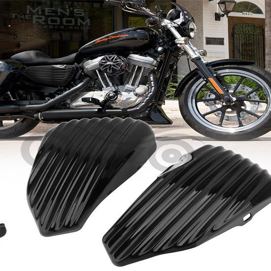 Harley XL1200, 883, X48 Grille Battery Cover Protector for 2014-2022 Gloss Black