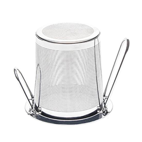 Yousheng Tea Infuser Rustproof Non-slip 304 Stainless Steel Folding Handle Loose Leaf Tea Infuser Basket for Cups