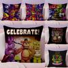 FFive NightsS At Freddys Cushion Cover Natural Linen Pillow Case DoubleSided Print Decorative Sofa Pillowcase Home Decor Gift