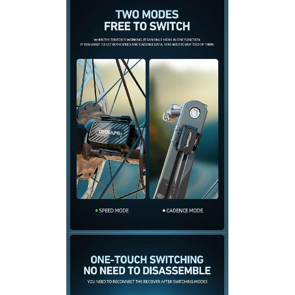 CYCLAMI Fahrradtacho Cycling Trittfrequenz Geschwindigkeit Dual-Sensor BT ANT+ Rennrad MTB Für Garmin XOSS G2+ G2 Plus IGPSPORT BSC100S