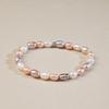 Korean Style Natural Freshwater Pearl Bracelet - Elegant, Colorfast Gift for Girlfriend