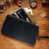 Top Layer Genuine Leather Pen Case Cute Creative Apple Pencil Holder Bag with Stand  Pencil Pouch Free Sample Included