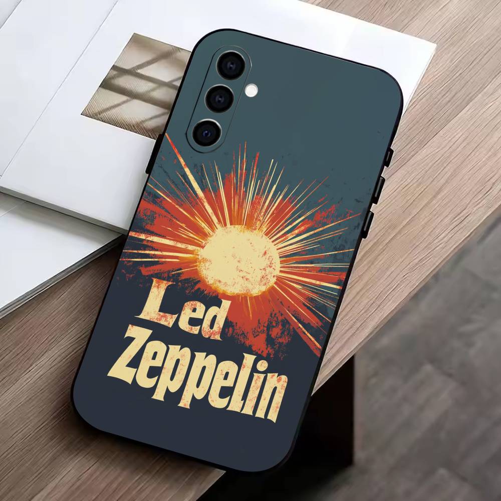 L-Led Z-Zeppelin Phone Case Black Silicone Soft For Samsung Galaxy A73,A72,A71,A70,A53,A52,A51