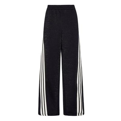 Dance Striped Loose Fit Knit Joggers Women Bottoms KX8912