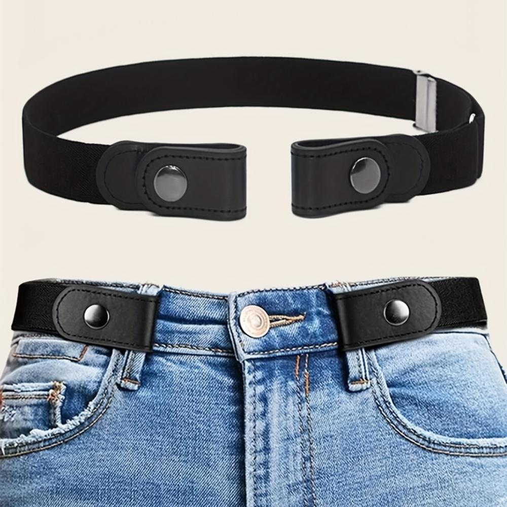 Adjustable Non-porous Invisible Belt for Men and Women - Elastic and Comfortable Fit, Non-slip Design, Casual Clothing, Hand Washable, Tighten Waist