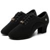 Latin Ballroom Dance Shoes for Women Lace-up Practice Closed Toe Modern Salsa Dance Teaching Performance Dancing Shoes Sneakers