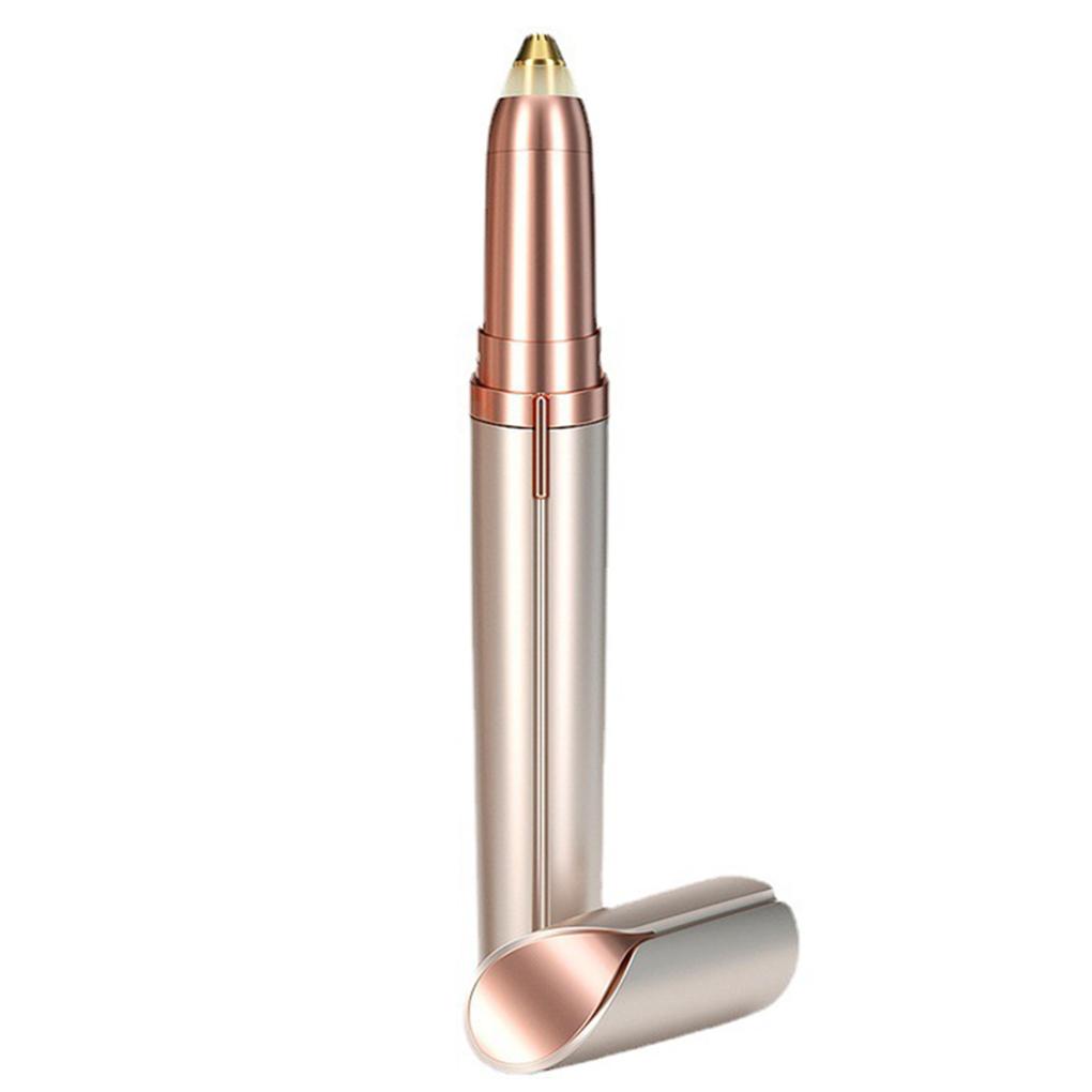 Electric Eyebrow Trimmer Facial Hair Removal Epilator Household Washable Battery Operated Brows Remover