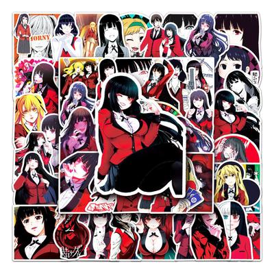 50 Personalized Cartoon Japanese Cartoon Doodle Suitcase Laptop Car Mobile Phone Decoration Stickers