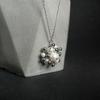 Silver Necklace with Natural Pearls, Item Weight 8.07 G (2185208)