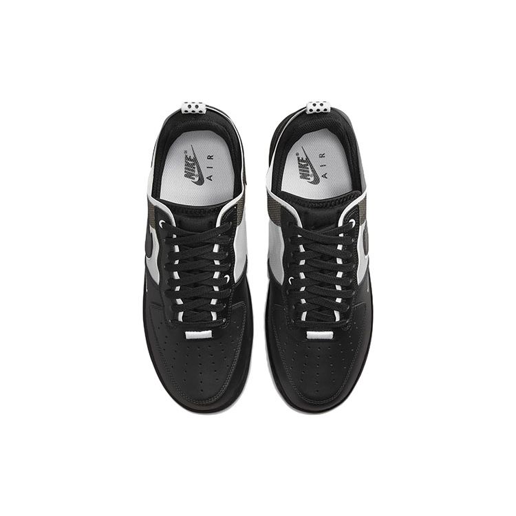 Nike Air Force 1 React Black White Unisex Sneakers DM0573-002