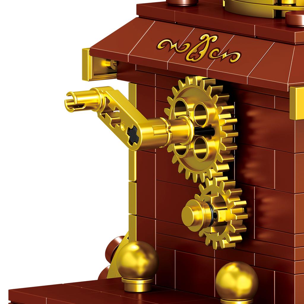 410PCS Retro Telephone Assembled Building Blocks Classic Desktop Decoration Vintage Phone Bricks Toys Children Christmas Gifts