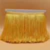 10 Metri Pizzo Lusso Colore Oro Frangia con Nappa 15CM Larghezza Galon Frange Abito Latino Abbigliamento da Palco Accessori Nastro