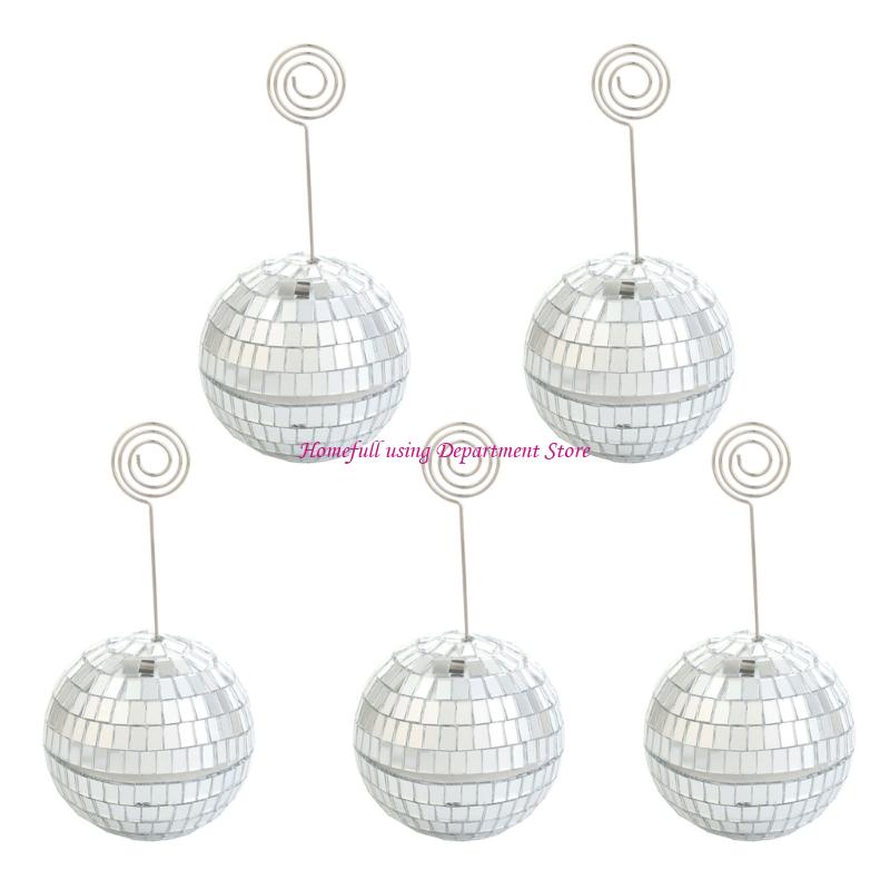 

Disco Photo Clip Display Stand Multipurpose For Event Home Name Cards Photo Stand Clip Picture Hold