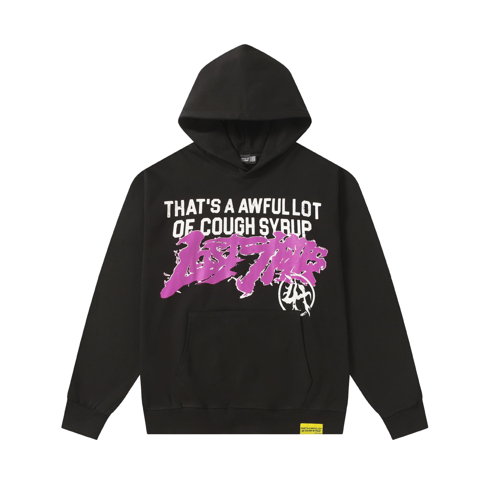 

Міжнародна толстовка-худі Жахлива кількість сиропу від кашлю XL чорний