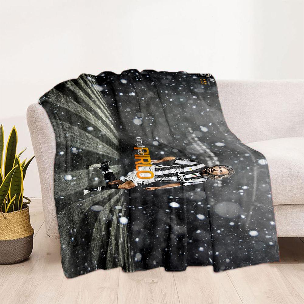 Soccer Player Action Field. Blanket Comfortable Suitable for Couch Bed Chair for All Seasons Stylish Decor Birthday Christmas Gift Blanket