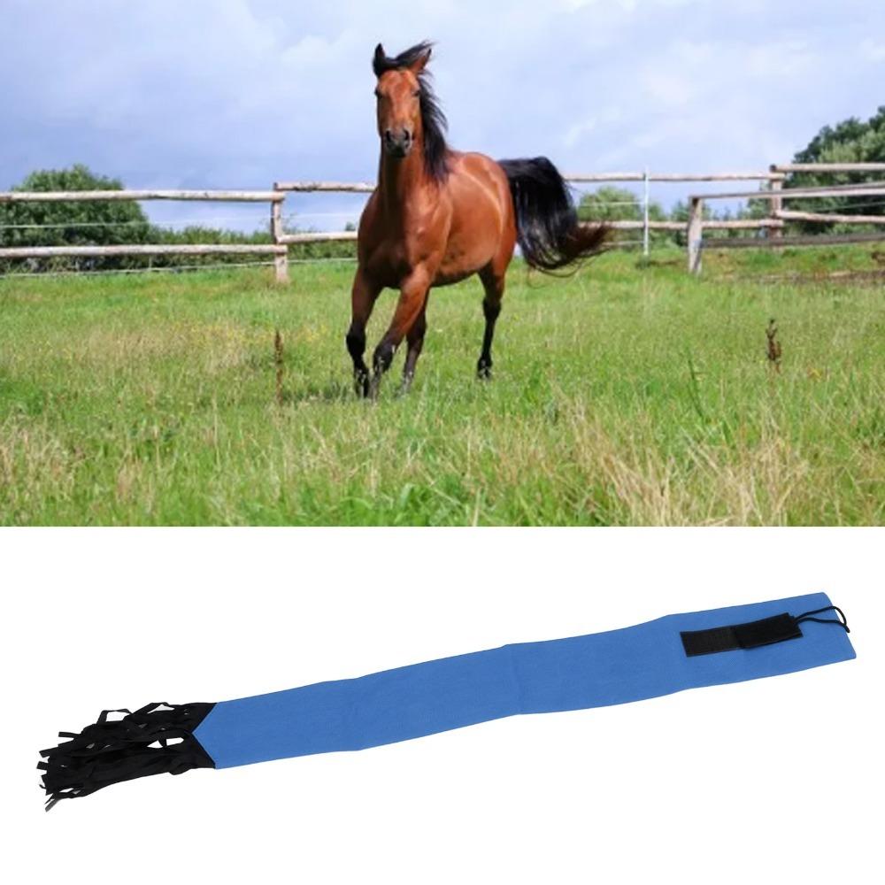 Hook And Loop Design Horse Tail Protection Bag Fringe Design Horse Grooming Tool Stable Use