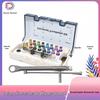 Dental Implant Restoration Tool Set: Screwdrivers, Torque Wrench, Transfer Rod, Converter.