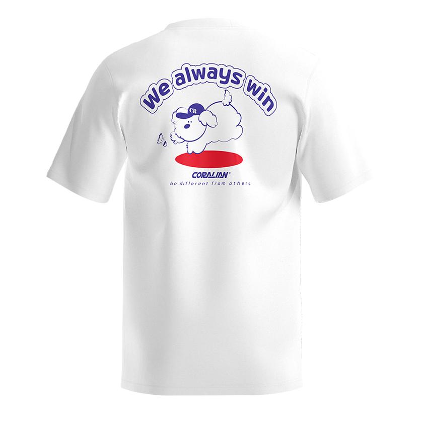 CORALIAN Tennis Round Sorona T-Shirt White