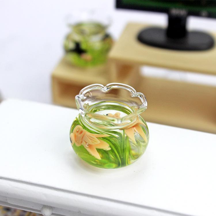Miniature Dollhouse Accessories Mini Goldfish Doll House Miniatures Decorations