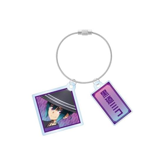 TV Anime Necronomicon s Cosmic Horrorshow Newly Illustrated Kuro no Miko Yokai Hunter Ver. Double Wire Acrylic Keychain